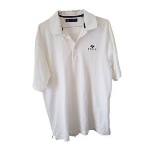 🌸Oxford Golf Men's White Embroidered Doral Polo